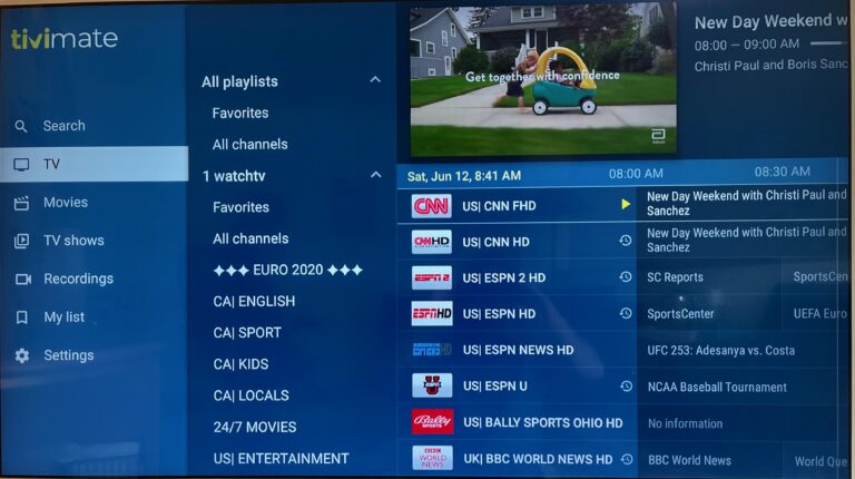 this image is about tivimate and ibo player and smartone iptv